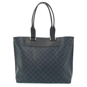 Louis Vuitton Damier Cobalt Blue Cabas Voyage Tote Bag
